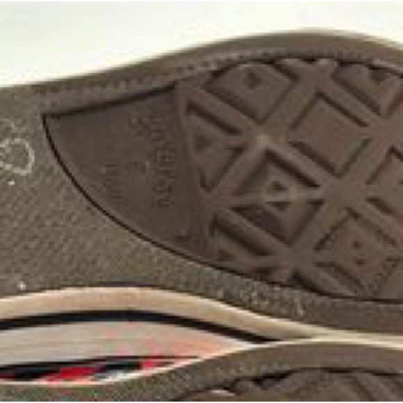 CONVERSE All Stars youth size 1 flaming shoes - Picture 6 of 6